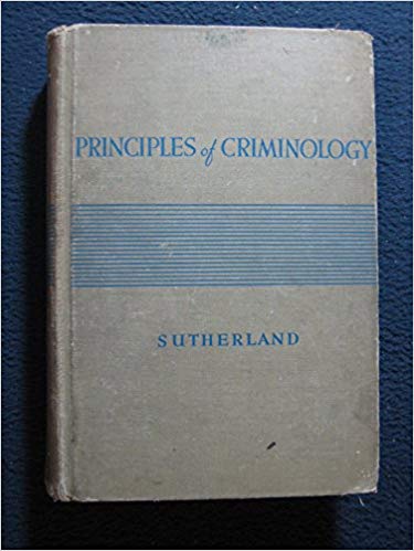 Principles of Criminology (4th edition)